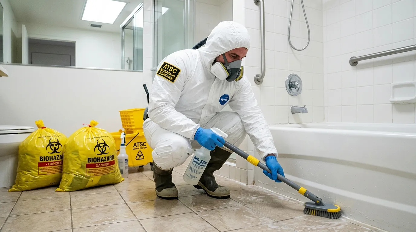 Decontamination equipment deployed for Blood Cleanup in Northfield